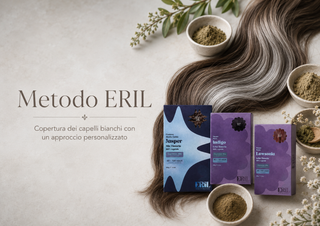 Metodo ERIL: cos’è, come funziona e perché cambia il modo di coprire i capelli bianchi con le erbe tintorie